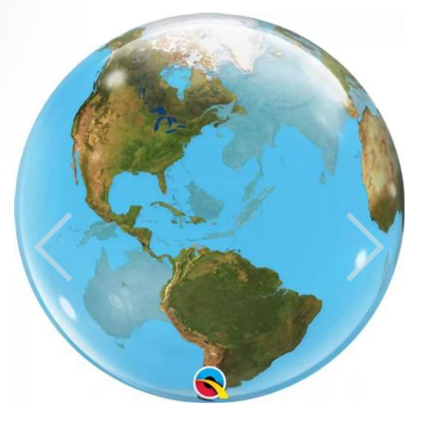 22” Planet Earth Bubble Balloon